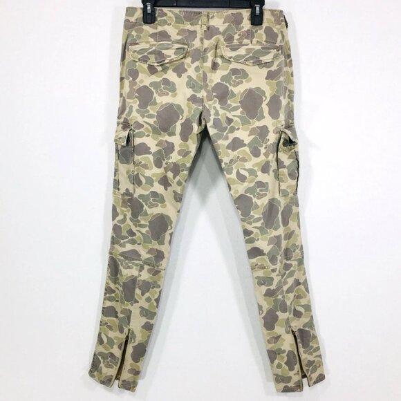 Ralph Lauren Denim & Supply Camo Cargo Pants Women’s 28 Zip Ankles 32X30 Stretch - Picture 4 of 7